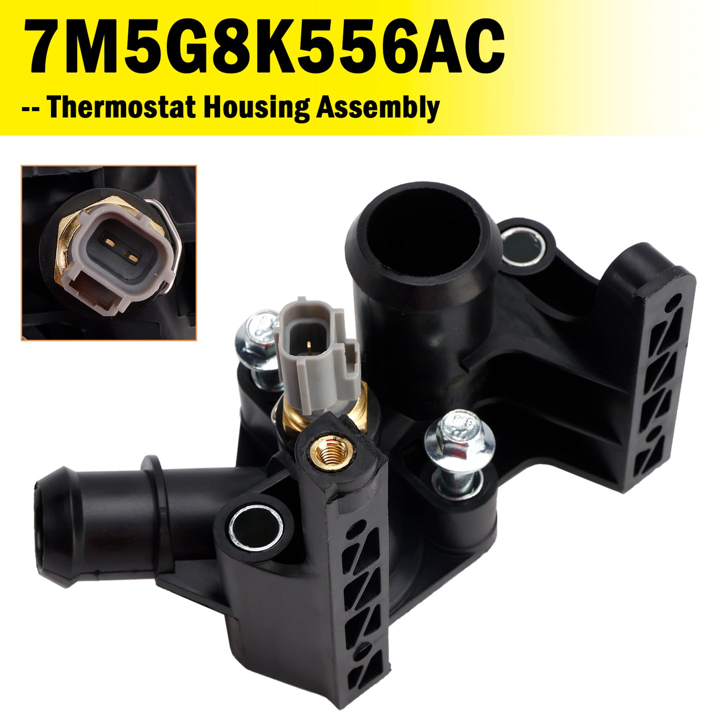 Ford Fiesta FBD GFJ Focus 1.6L 7M5G8K556AC Thermostat Housing Assembly