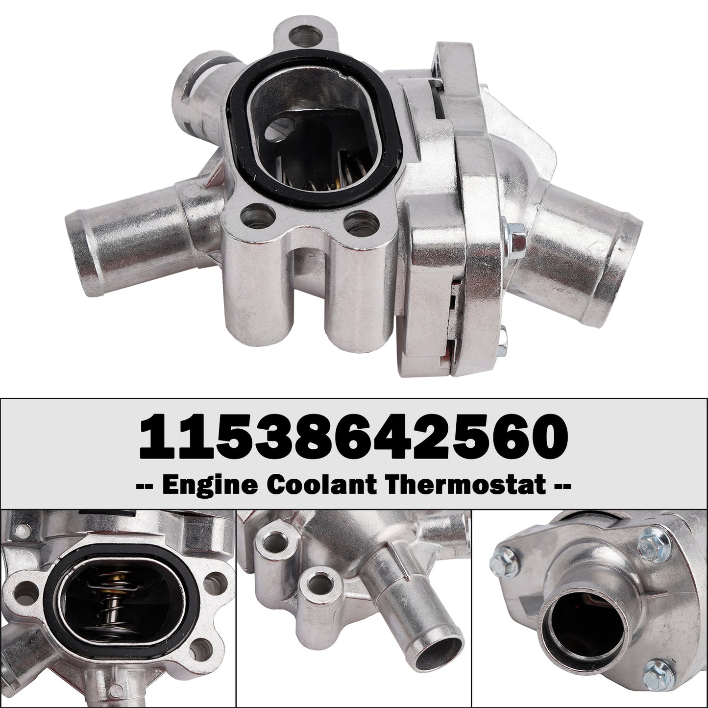 2007-2011 Volvo C30 2.4L 5-cylinder 352317003460 Thermostat Housing Aluminum Upgrade