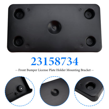 2015-2020 Cadillac Escalade 191275551387 Front Bumper License Plate Holder Mounting Bracket