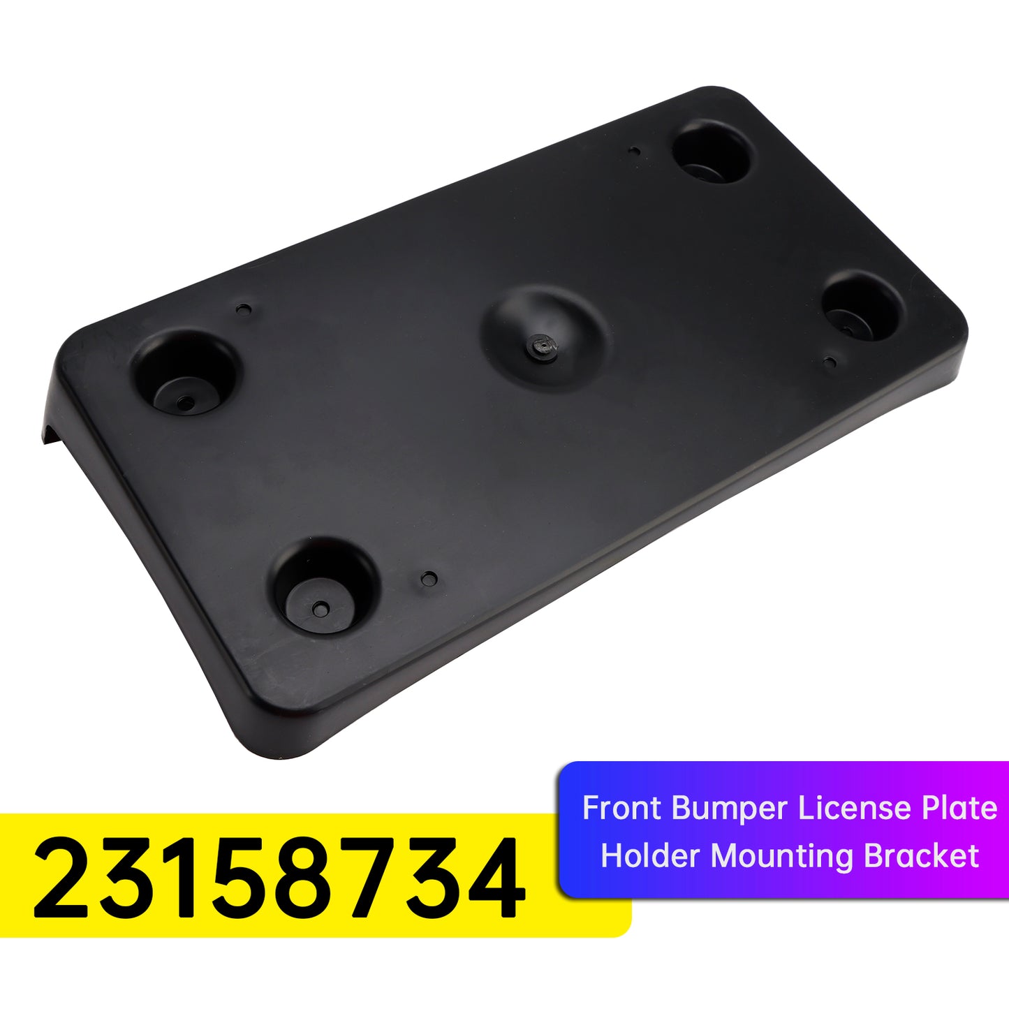 2015-2020 Cadillac Escalade 191275551387 Front Bumper License Plate Holder Mounting Bracket