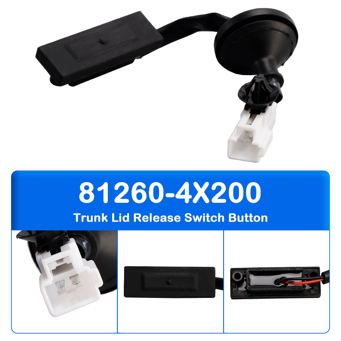 2011-2016 Kia Rio 812604X200 Trunk Lid Release Switch Button