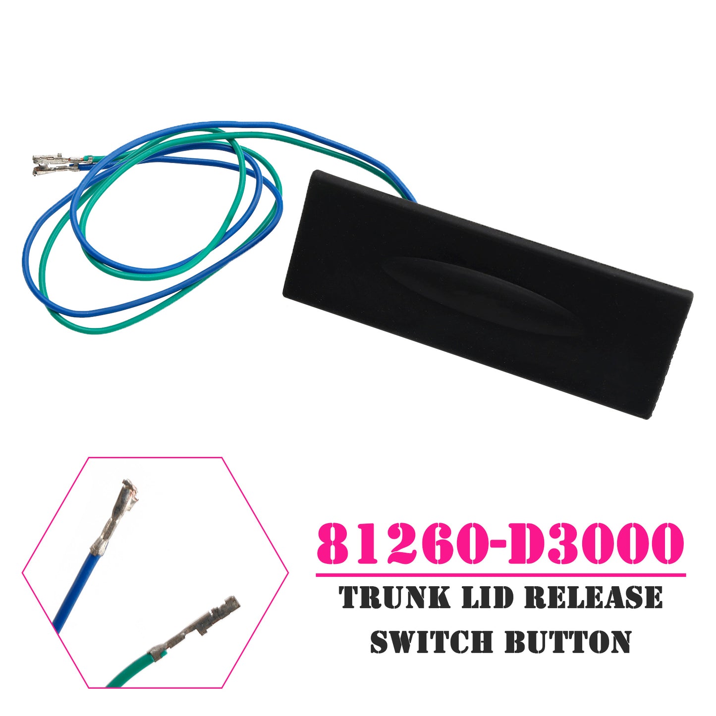 2016 2017 2018 Hyundai Tucson 1.6L 2.0L 81260D3000 Trunk Lid Release Switch Button