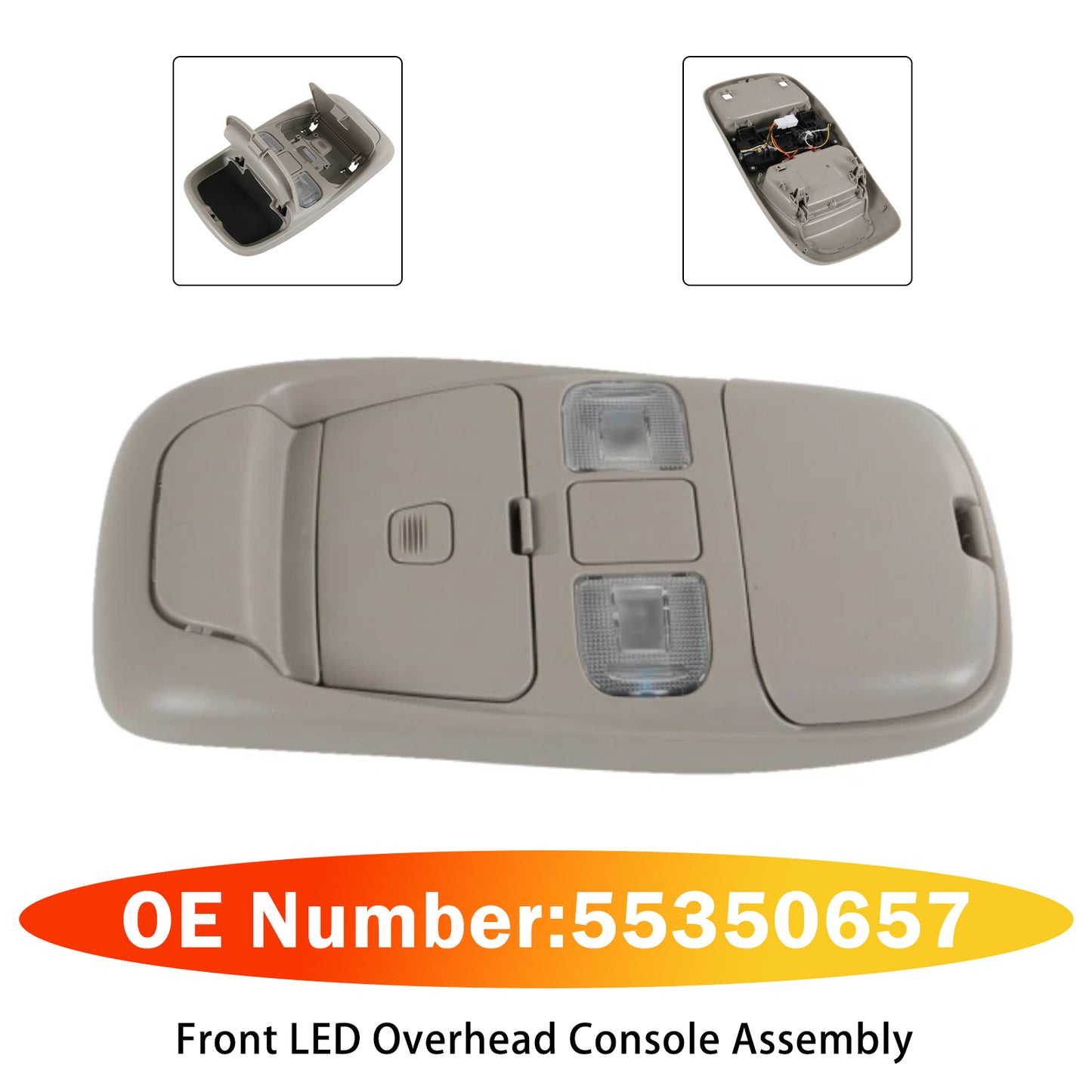 1998-2001 Dodge Ram 1500 SN94TL2AA Front LED Overhead Console
