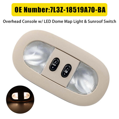 2004-2008 Ford F-150 7L3Z-18519A70-BA Overhead Console Dome Map Light Sunroof Switch