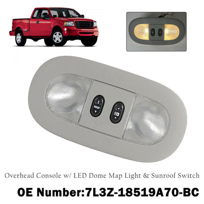 2004-2008 Ford F-150 7L3Z-18519A70-BC Overhead Console Dome Map Light Sunroof Switch