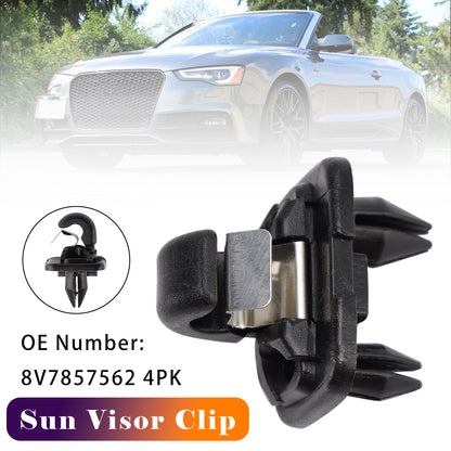 2015-2019 Audi A3 Cabriolet (Type 8V) 8V78575624PK Sun Visor Clip 4PK