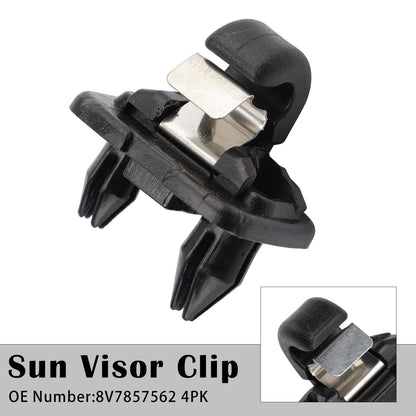 2015-2019 Audi A3 Cabriolet (Type 8V) 8V78575624PK Sun Visor Clip 4PK