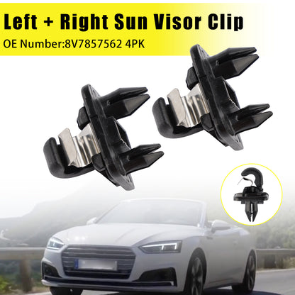 2015-2019 Audi A3 Cabriolet (Type 8V) 8V78575624PK 2x Sun Visor Clip 4PK