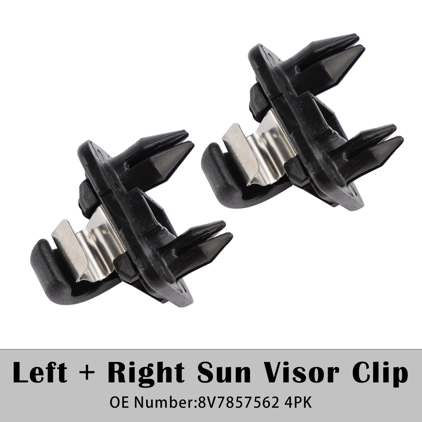 2015-2019 Audi A3 Cabriolet (Type 8V) 8V78575624PK 2x Sun Visor Clip 4PK