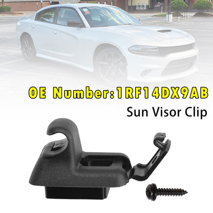 2011-2020 Chrysler 300 1RF14DX9AB Black Sun Visor Clip Fit