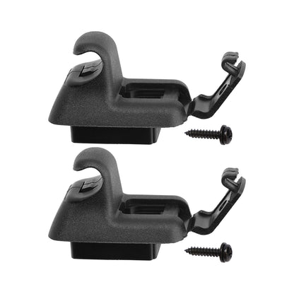 2011-2020 Chrysler 300 Dodge Charger 1RF14DX9AB 2x Black Sun Visor Clip Fit