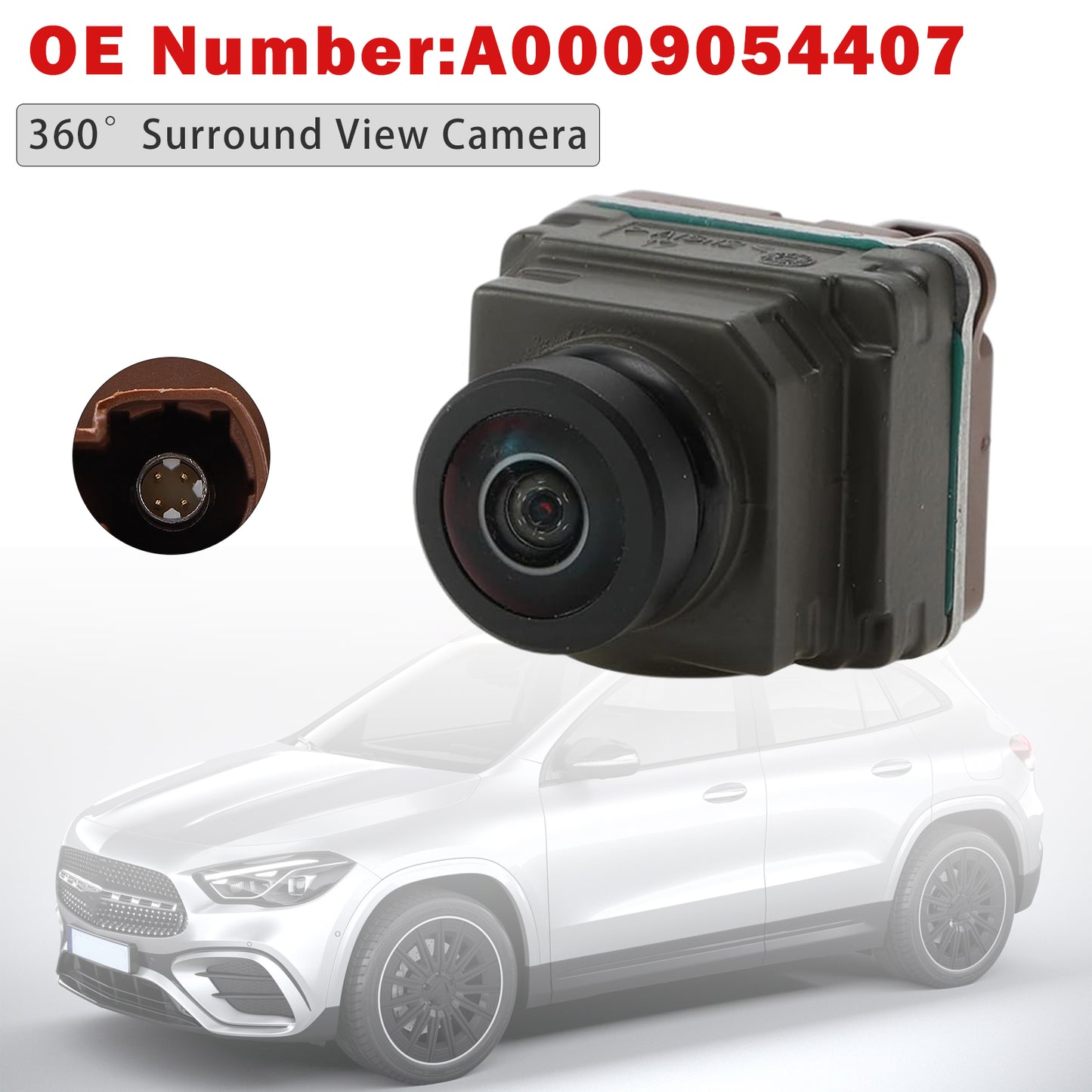 2020/06-2025/12 Mercedes-Benz GLA H247 AMG GLA 35 4matic 1991 ccm 225 KW 306 PS A0009054407 360°Surround View Camera