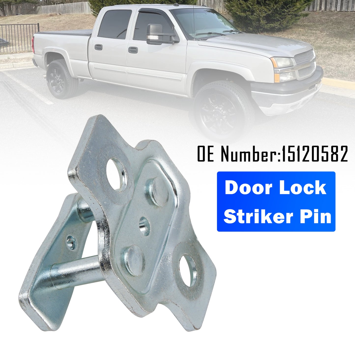 01-2007 GM Sierra Silverado 15120582 Door Lock Striker Pin