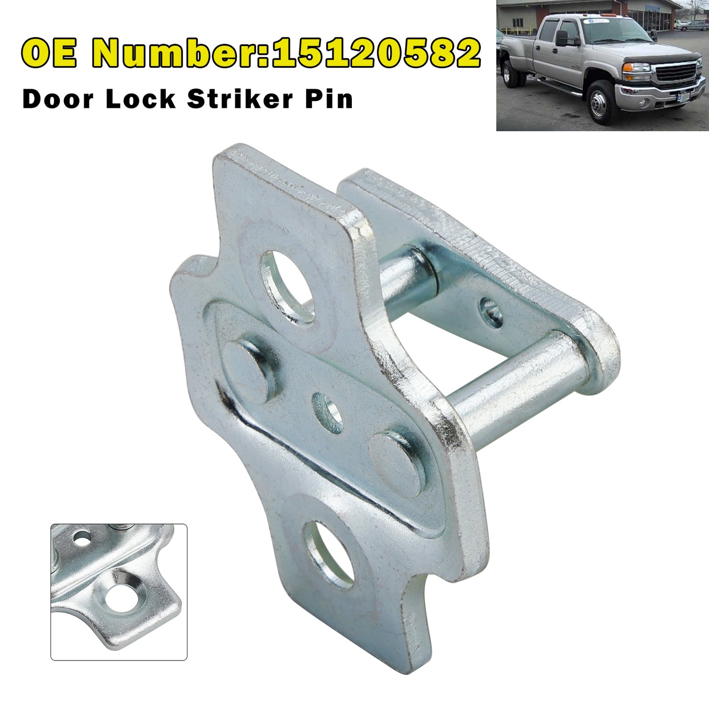 01-2007 GM Sierra Silverado 15120582 Door Lock Striker Pin