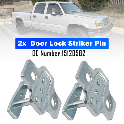 2001-2007 Chevy Silverado 1500 15120582 2x Door Lock Striker Pin