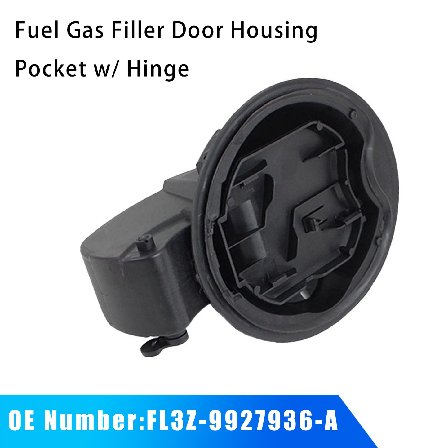 2015-2020 Ford F-150 FL3Z-9927936-A Fuel Gas Filler Door Housing Pocket w/ Hinge
