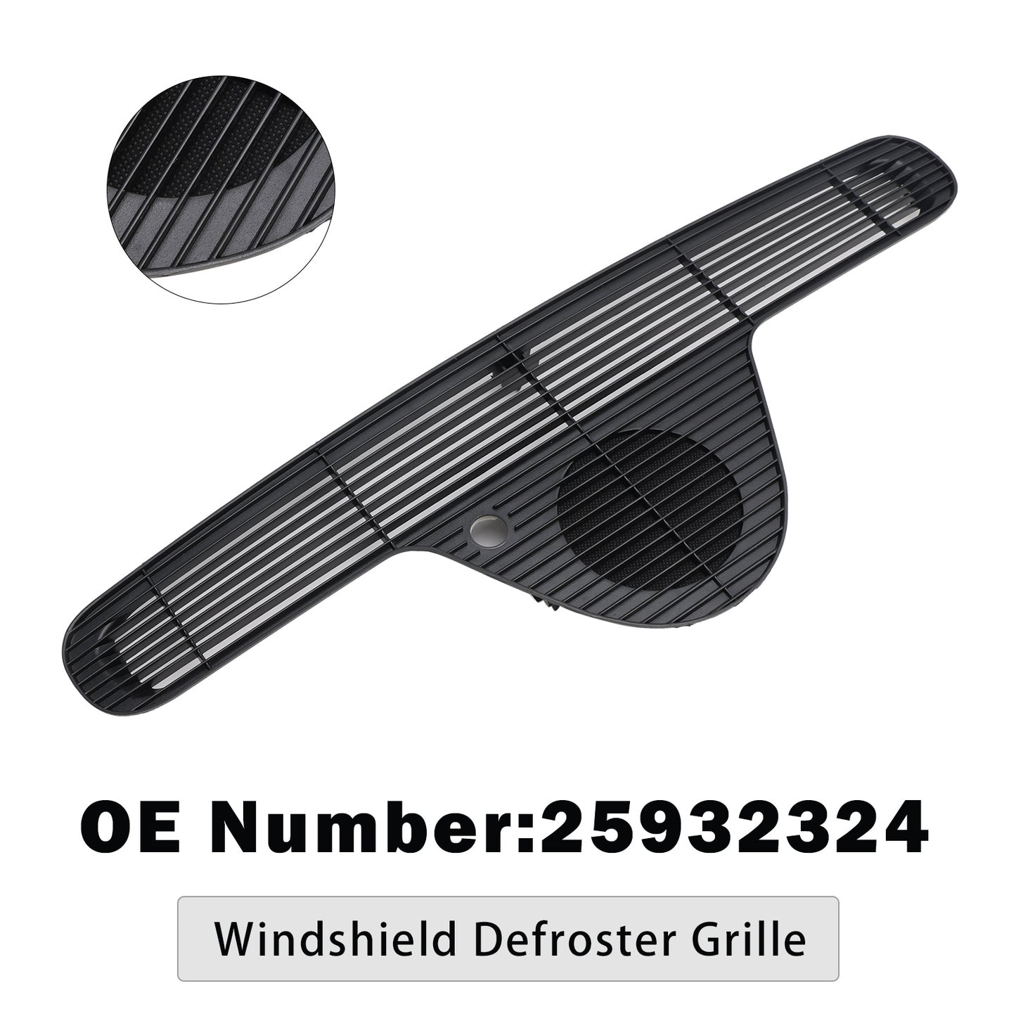2005-2013 Chevy Corvette 25932324 Windshield Defroster Grille
