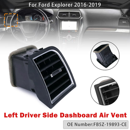 2016-2019 Ford Explorer FB5Z-19893-CE Left Driver Side Dashboard Air Vent Outer