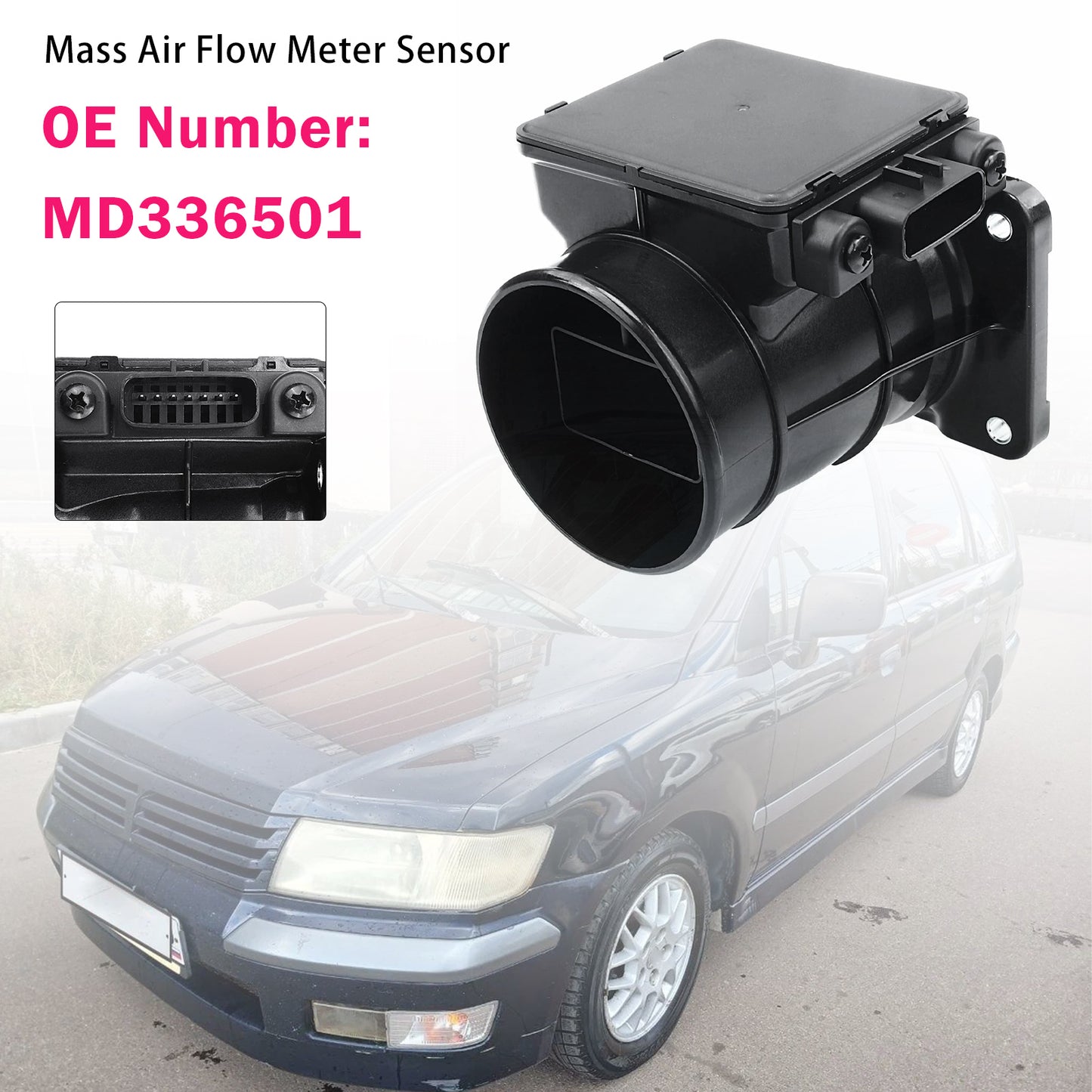 Mitsubishi Lancer 2.0L Montero Sport MD336501 Mass Air Flow Meter MAF Sensor