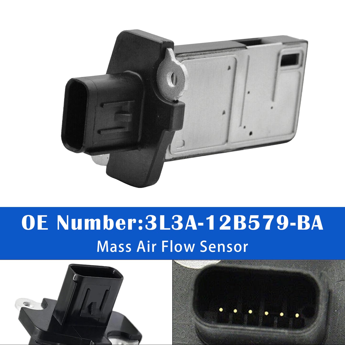 09.2000-10.2004 Mitsubishi Galant VIII Saloon (EA_) 2.4 GDI 2351 ccm 144 PS MD336501 Mass Air Flow Meter MAF Sensor
