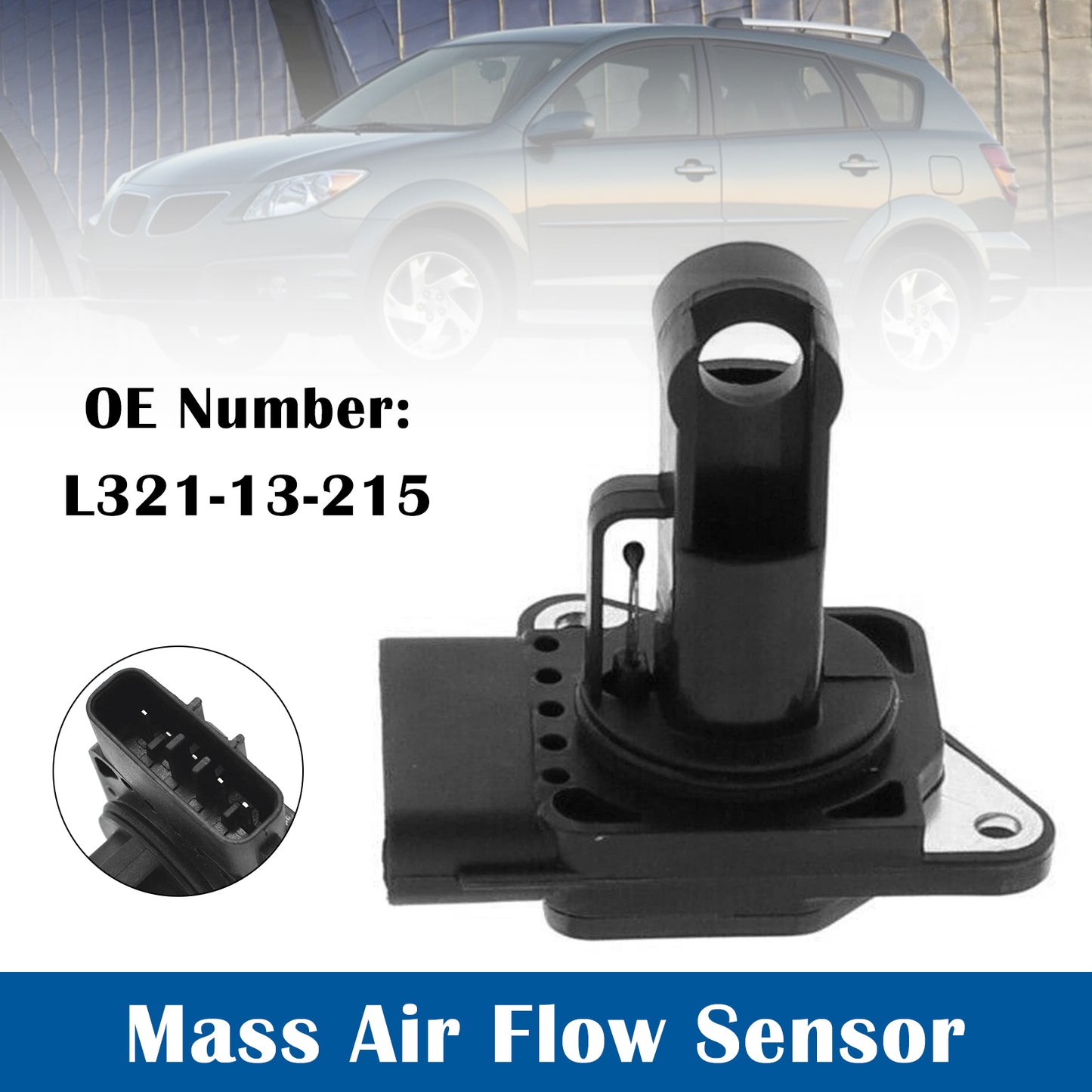 Mazda 2 5 6 CX-7 RX-8 197400-2160 L321-13-215 Mass Air Flow Meter Sensor