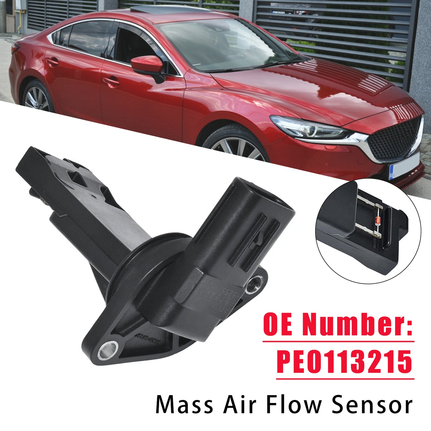 2015-2022 Mazda CX-3 DK 2.0 SKYACTIV-G SUV MA333 Mass Air Flow Sensor