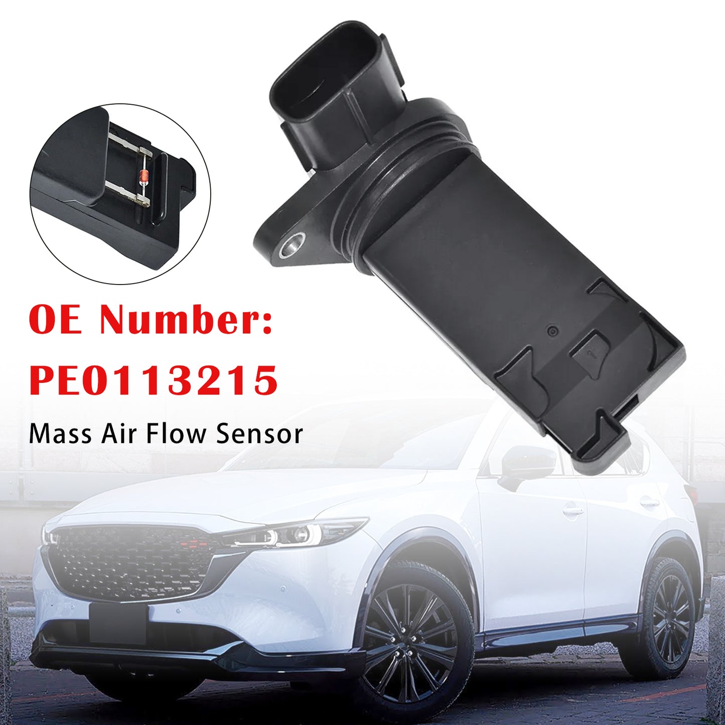 2015-2022 Mazda CX-3 DK 2.0 SKYACTIV-G SUV MA333 Mass Air Flow Sensor