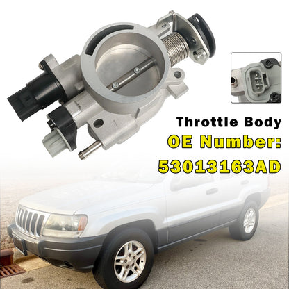2004 Jeep Grand Cherokee Laredo Limited Overland 4.7L V8 - Gas 53013163AD Throttle Body Assembly