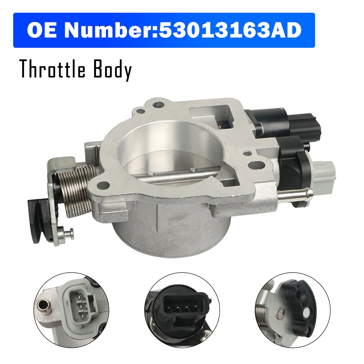 2004 Jeep Grand Cherokee Laredo Limited Overland 4.7L V8 - Gas 53013163AD Throttle Body Assembly