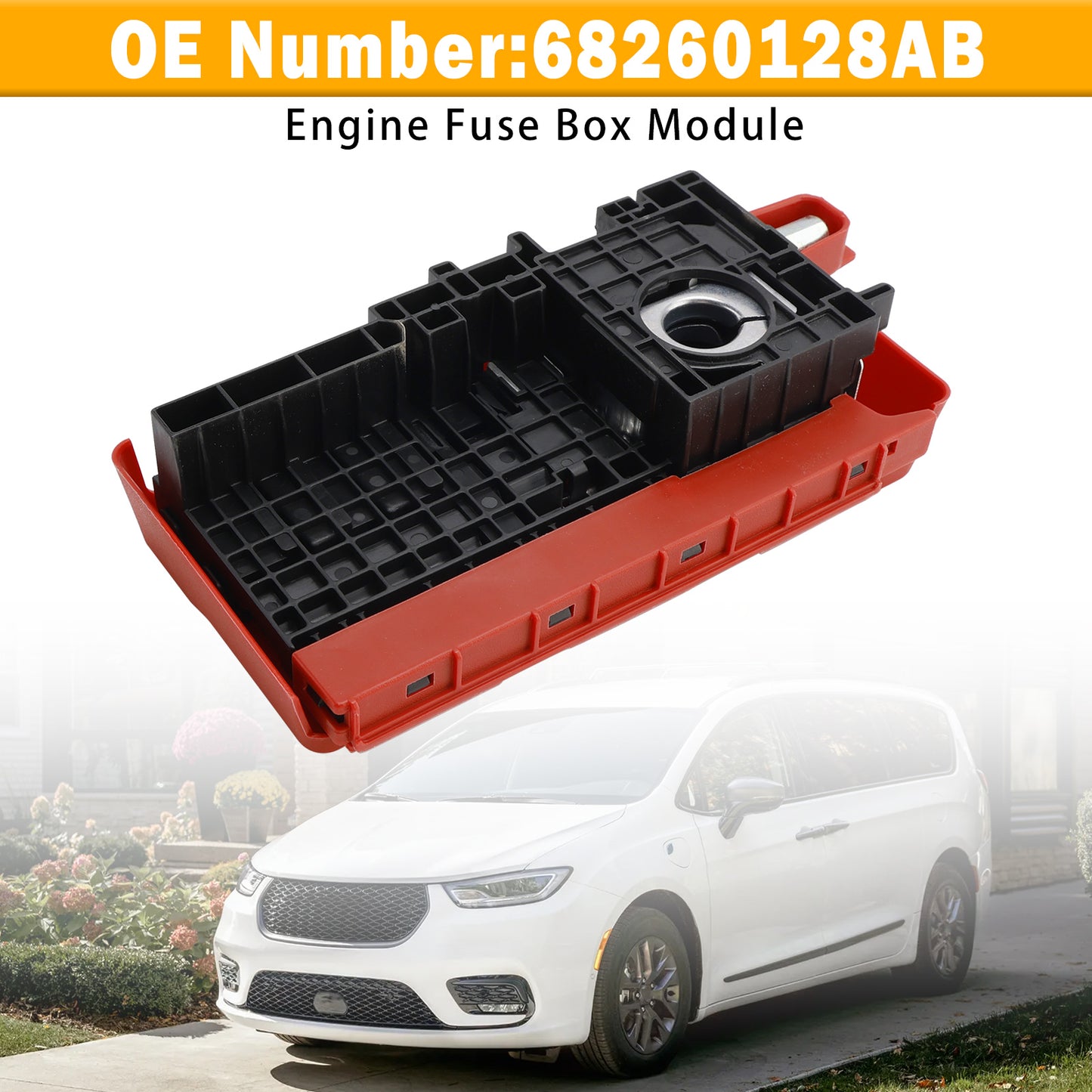 2017-2023 Chrysler Pacifica 3.6L 68260128AB Engine Fuse Box Module
