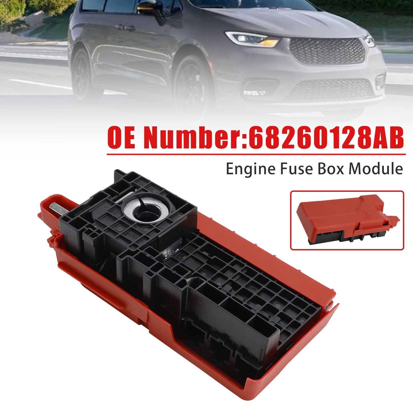 2017-2023 Chrysler Pacifica 3.6L 68260128AB Engine Fuse Box Module
