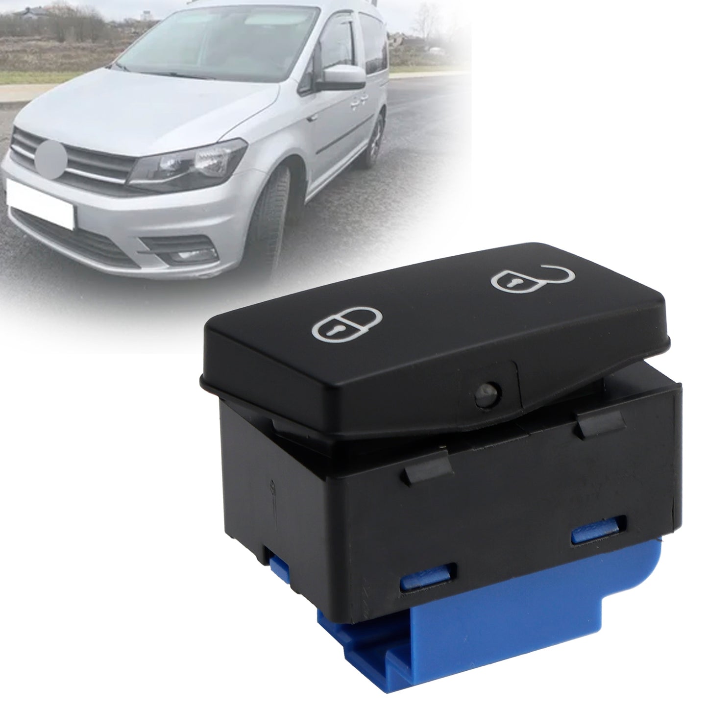 VW Caddy 1T0962125B Door Lock Switch Control Button Unlock