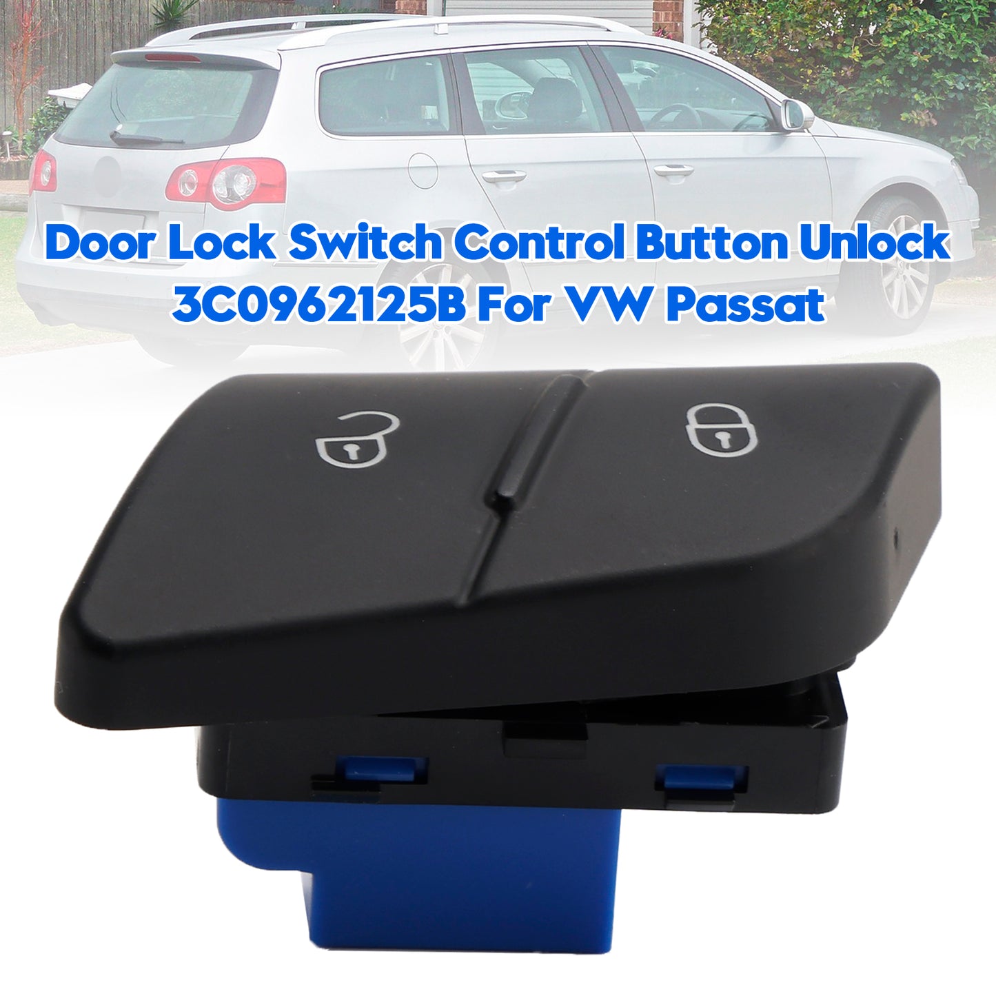 VW Passat 3C0962125B Door Lock Switch Control Button Unlock