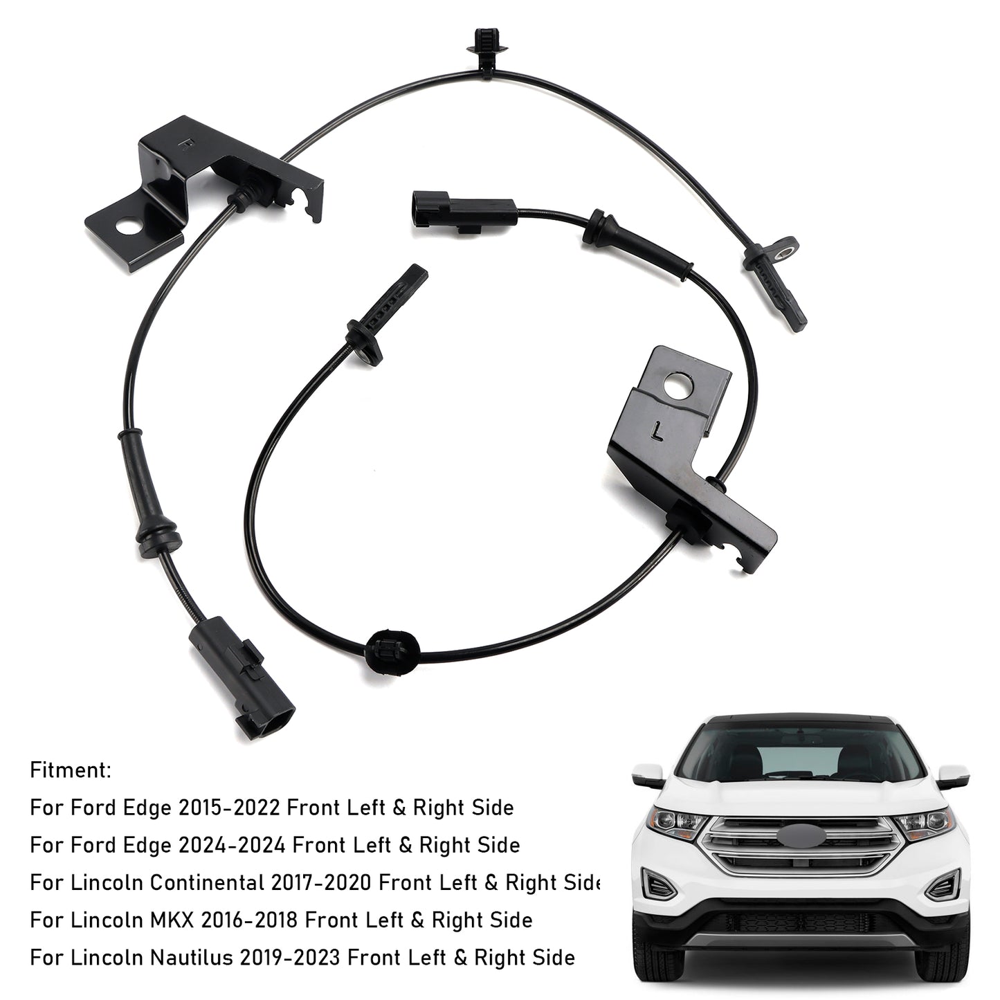 Ford Edge Lincoln 2*Front Left & Right ABS Speed Sensor
