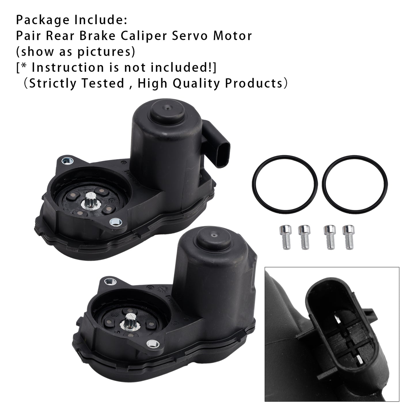 2012-2018 A-Class W176 1.6L Hatch A1729060200 Pair Rear Brake Caliper Servo Motor