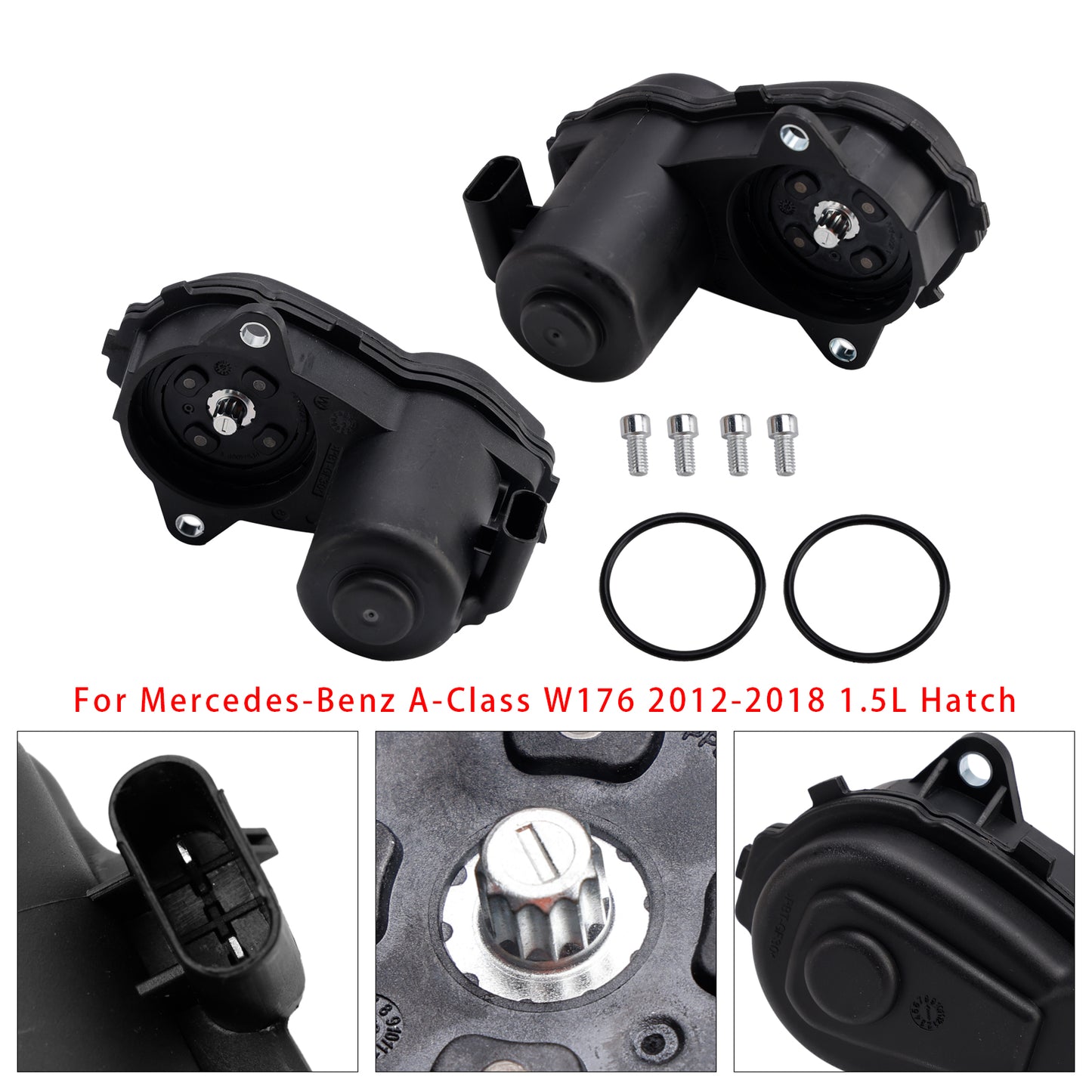 2012-2018 A-Class W176 1.6L Hatch A1729060200 Pair Rear Brake Caliper Servo Motor