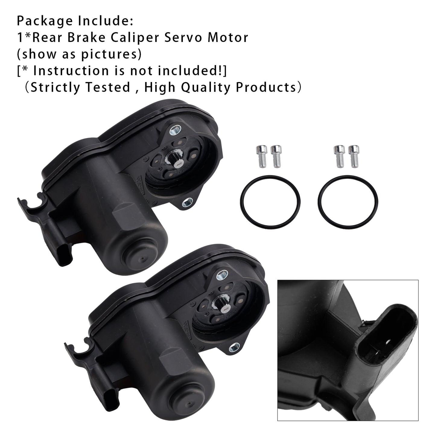 2015-2016 GL450 4Matic Sport Utility 4-Door A1669065401 Pair Rear Brake Caliper Servo Motor