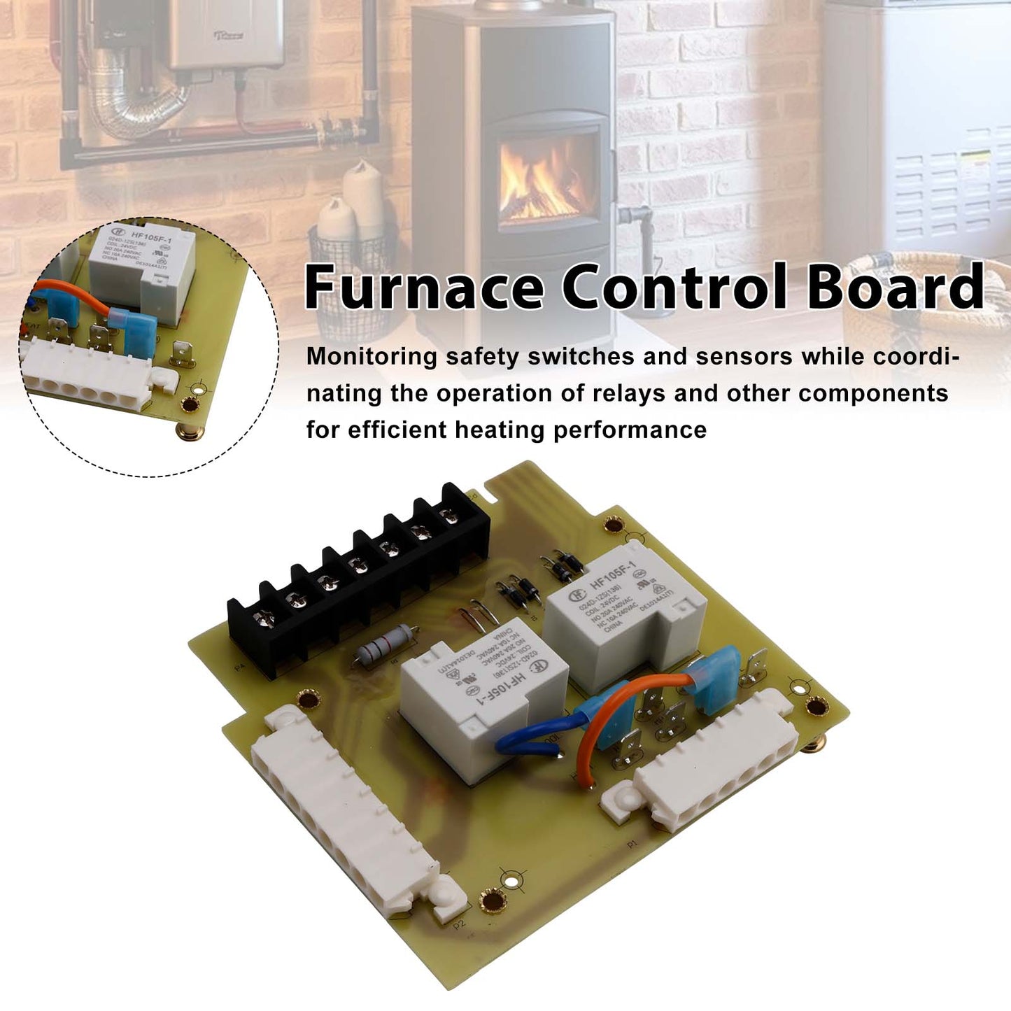 Nordyne Intertherm Heat Pump Control Circuit Board 624-568 624-5680 AC4003-2
