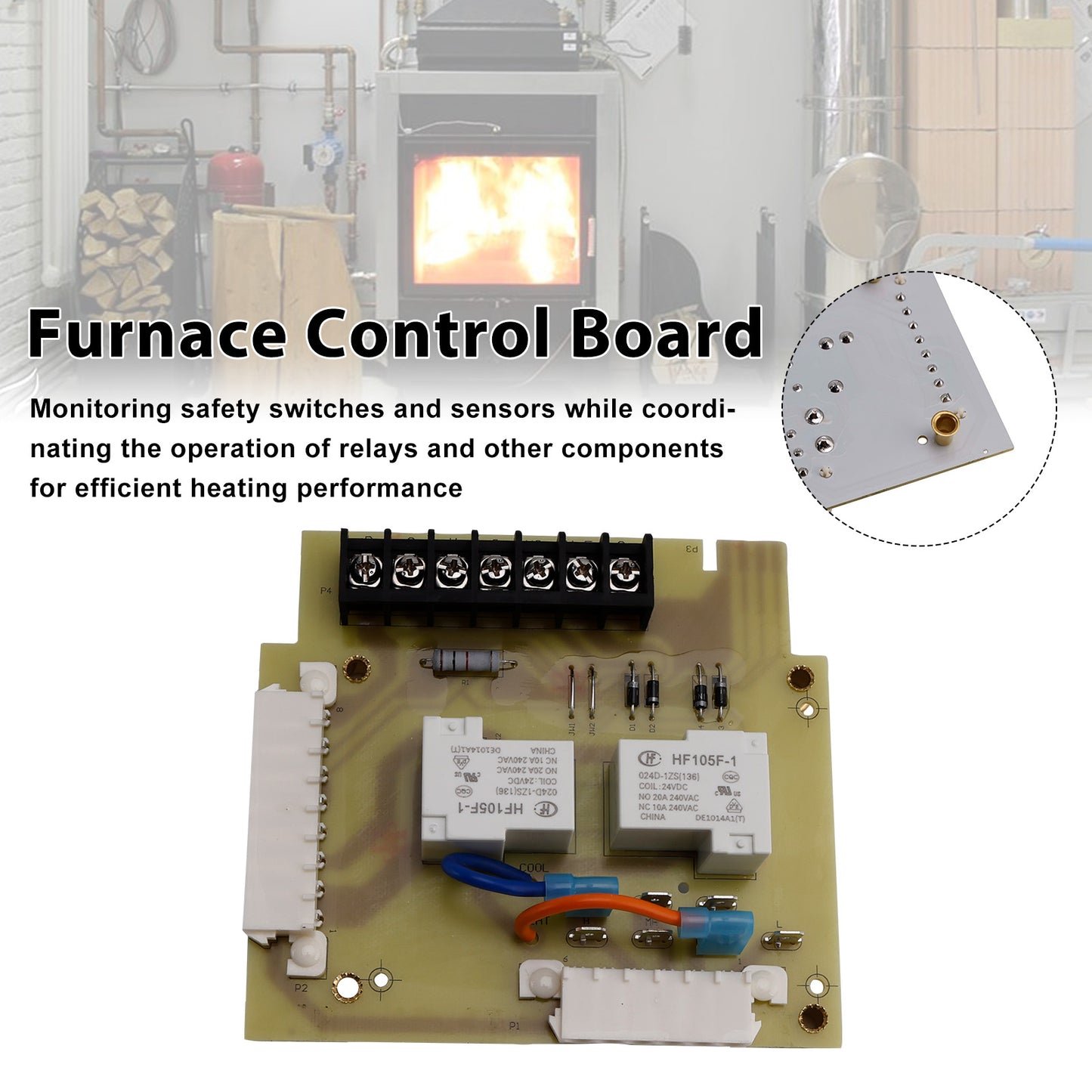 Nordyne Intertherm Heat Pump Control Circuit Board 624-568 624-5680 AC4003-2