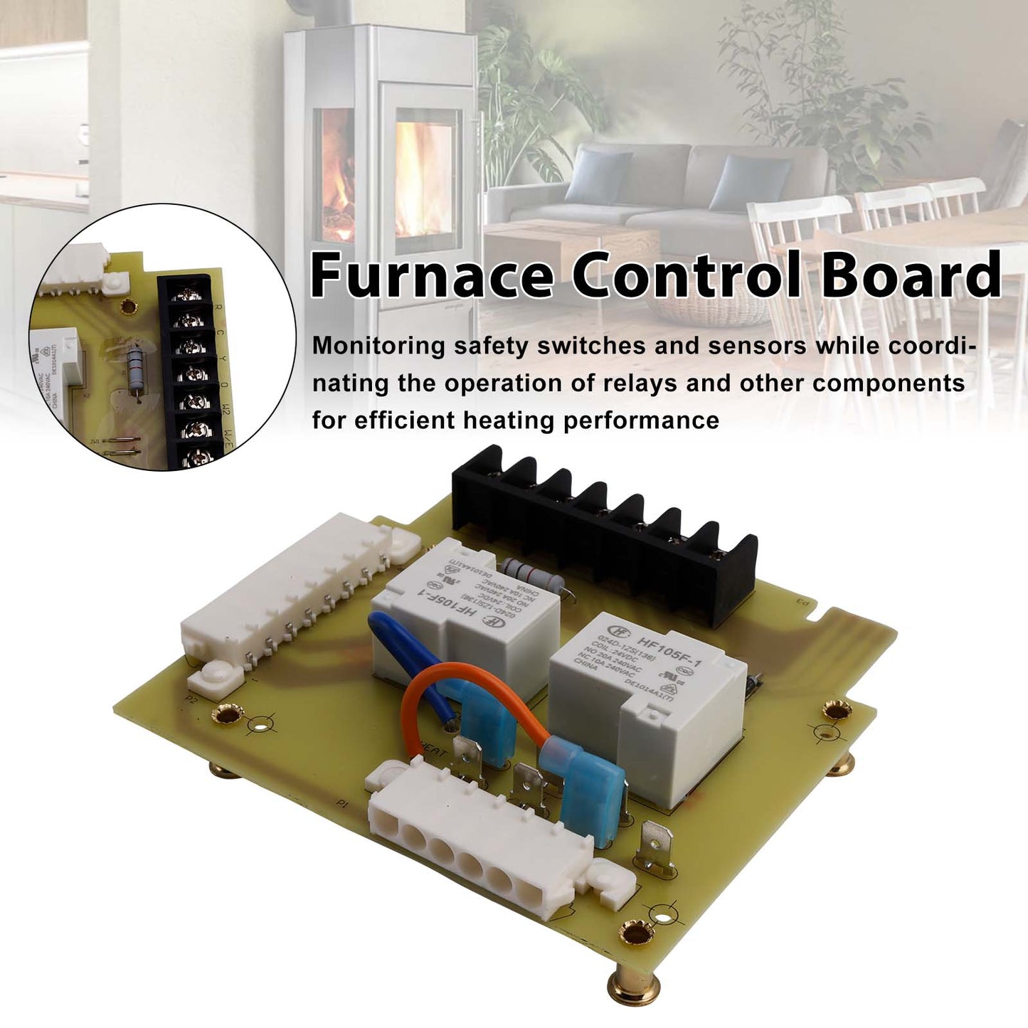 Nordyne Intertherm Heat Pump Control Circuit Board 624-568 624-5680 AC4003-2