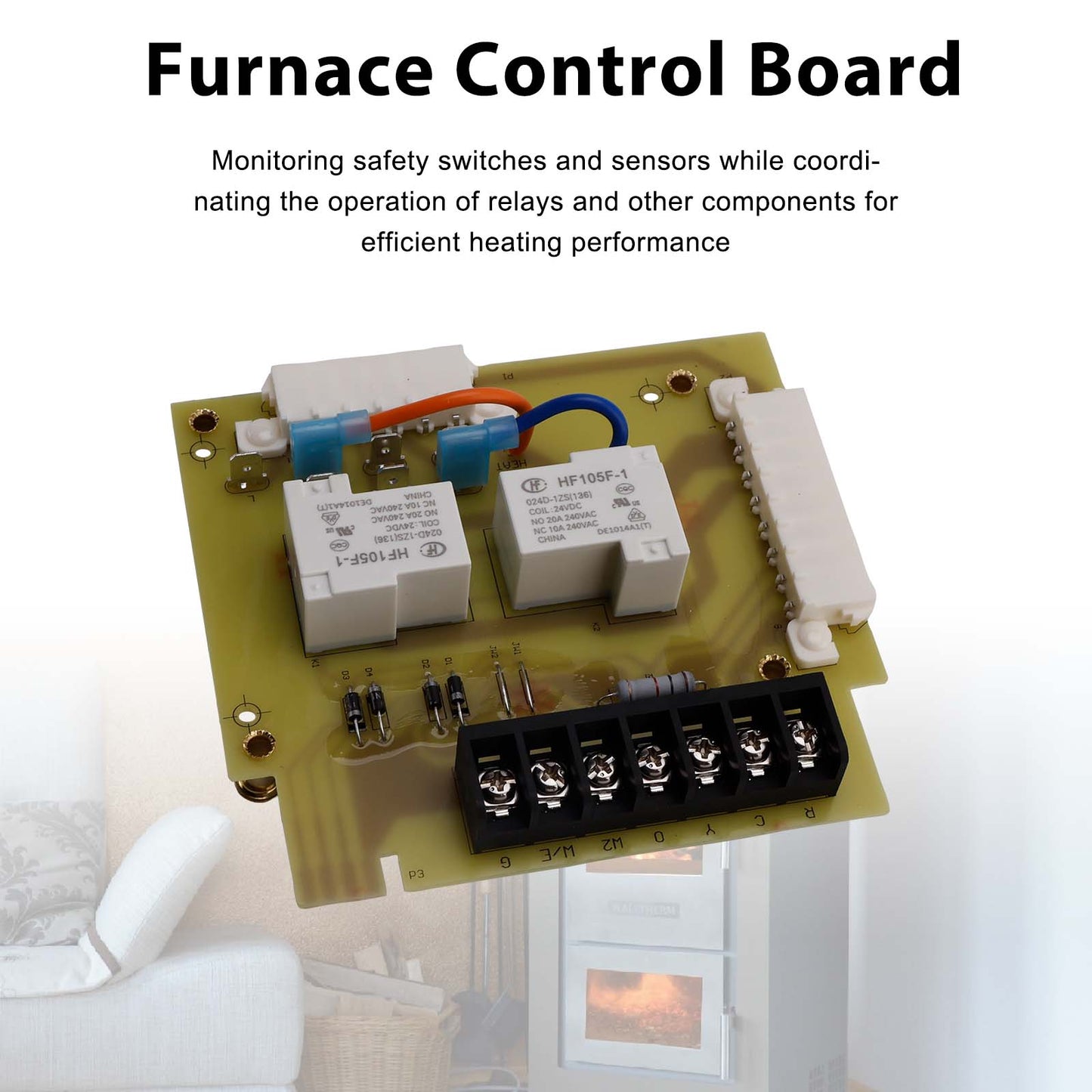 Nordyne Intertherm Heat Pump Control Circuit Board 624-568 624-5680 AC4003-2