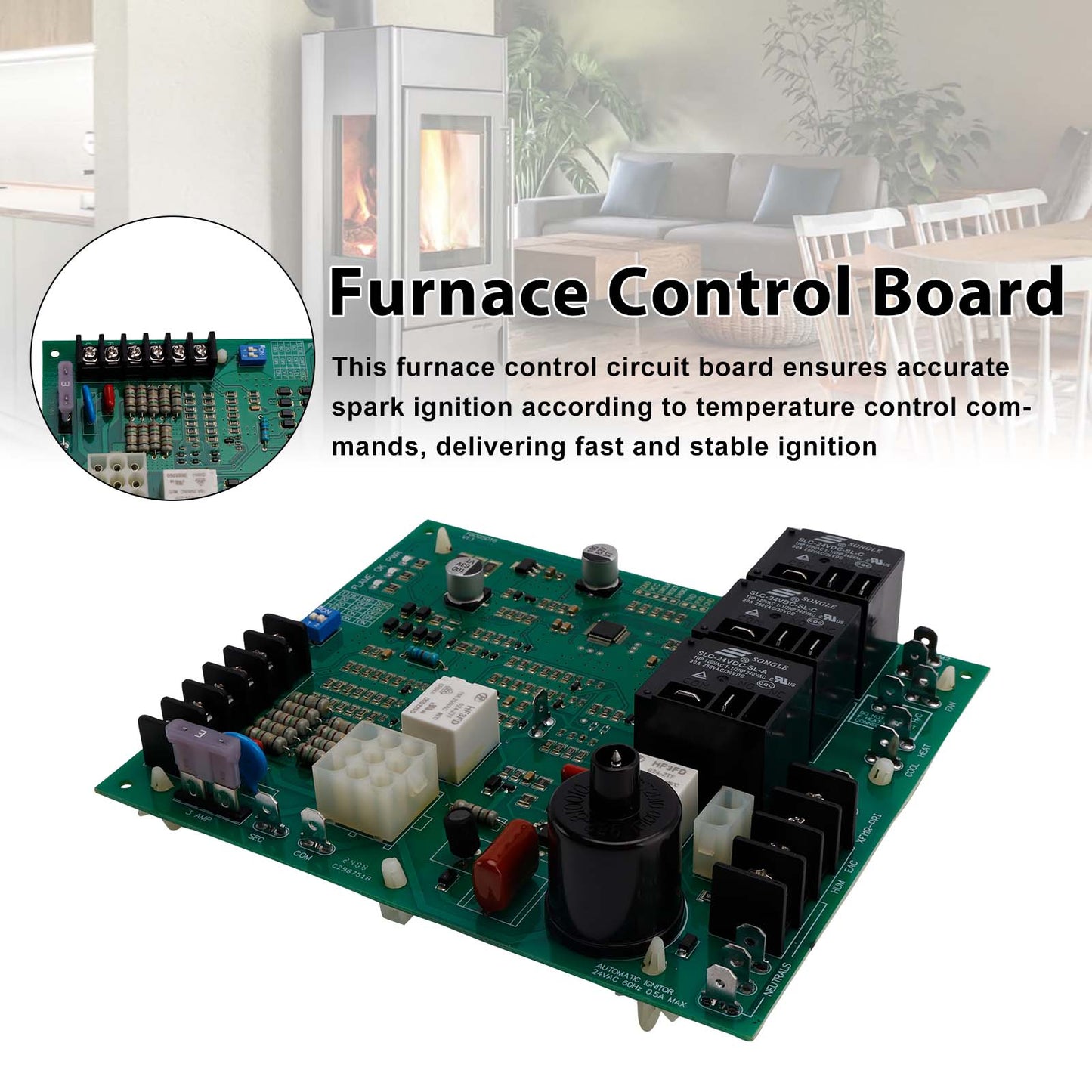 Rheem Ruud ICM292 1028-928 62-24140-04 Spark Ignition Control Circuit Board