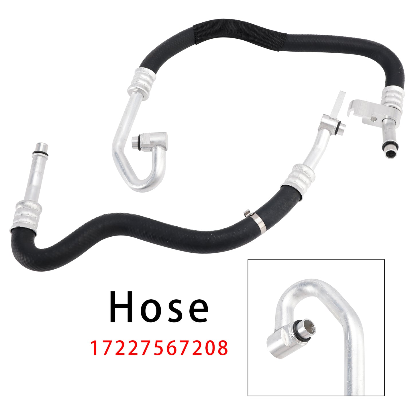2009-2012 BMW 3 Series sedan version (E90 facelift) 17227567207 Inlet Outlet Engine Oil Cooler Lines Kit