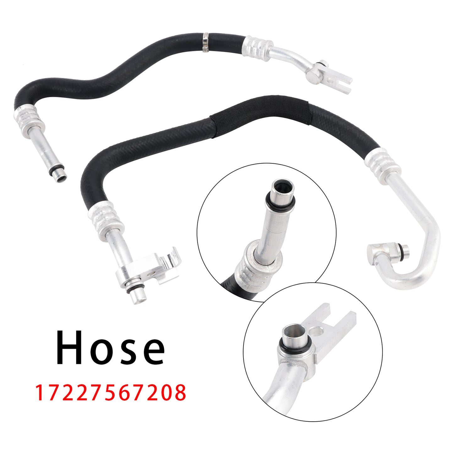2009-2012 BMW 3 Series sedan version (E90 facelift) 17227567207 Inlet Outlet Engine Oil Cooler Lines Kit