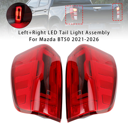 2021-2026 Mazda BT50 Left+Right LED Tail Light Assembly