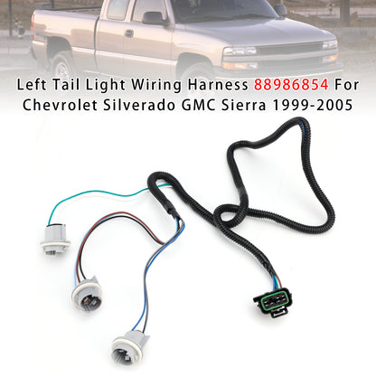 1999-2002 Chevrolet Silverado 1500 88986854 Left Tail Light Wiring Harness