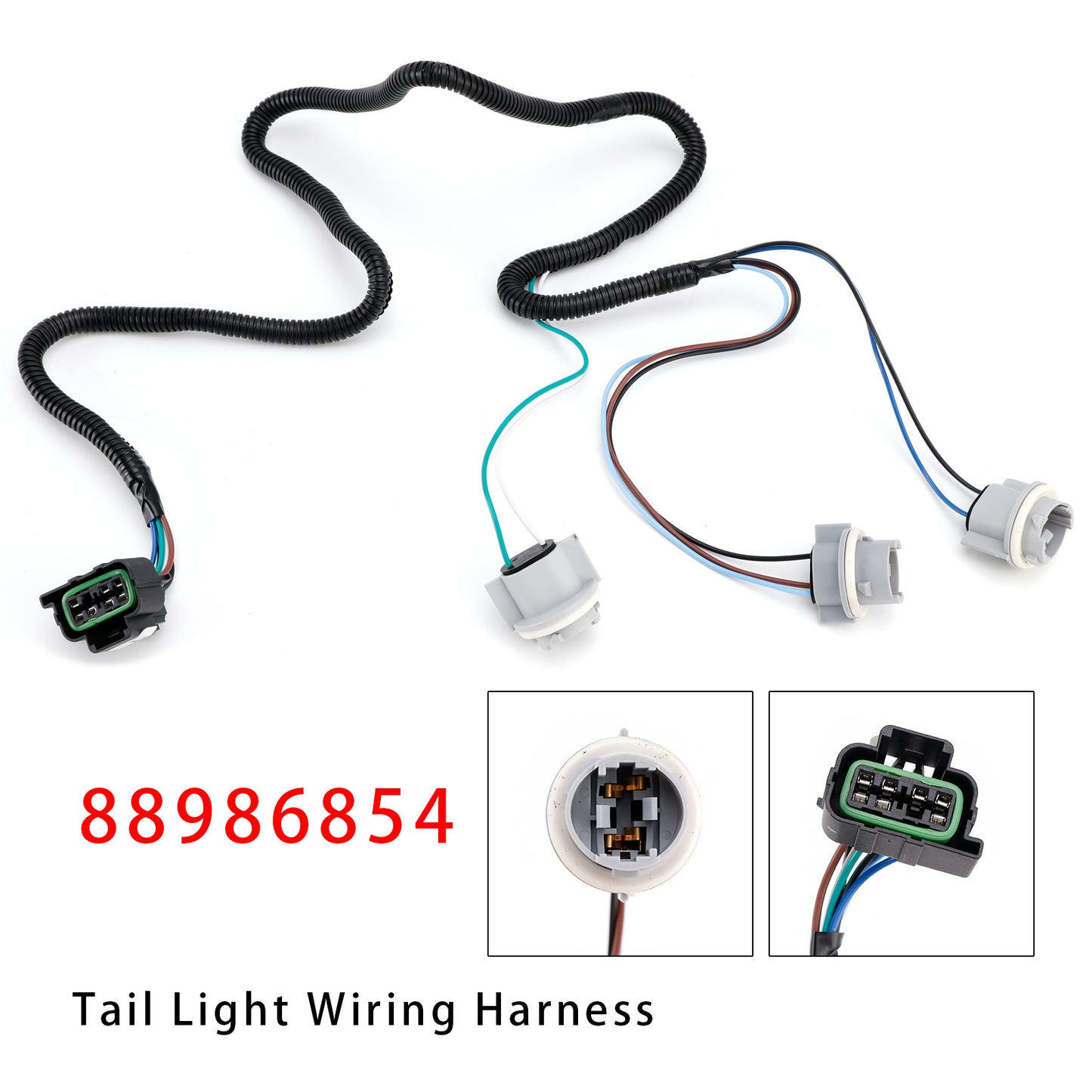 1999-2002 Chevrolet Silverado 1500 88986854 Left Tail Light Wiring Harness