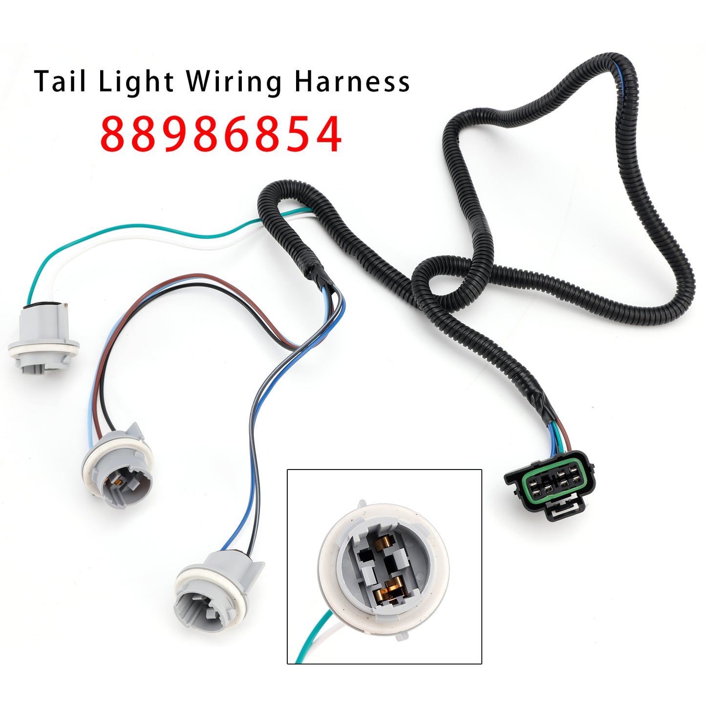 1999-2002 Chevrolet Silverado 1500 88986854 Left Tail Light Wiring Harness