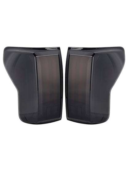 2007-2013 Toyota Tundra Black Housing Smoked Lens Left+Right LED Tail Lights