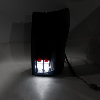 2007-2013 Toyota Tundra Black Housing Smoked Lens Left+Right LED Tail Lights